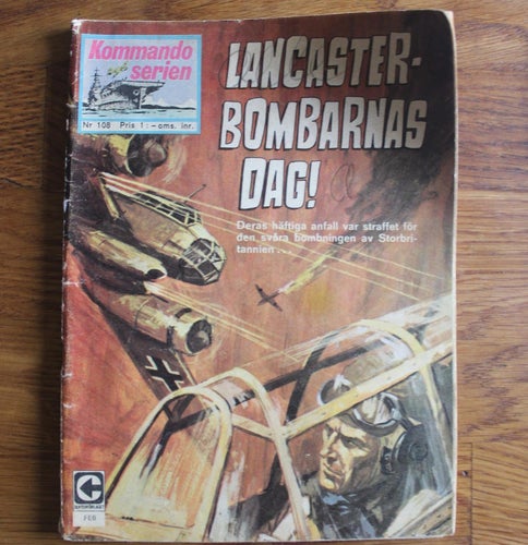 Kommandoserien 1967 nr 108 Lancasterbombarnas dag!