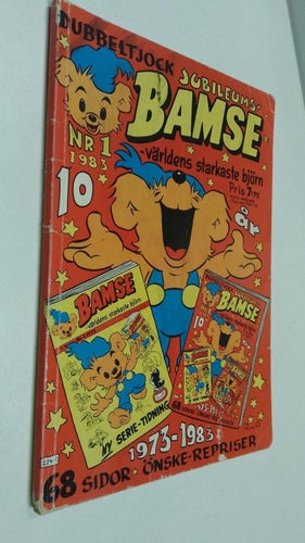 Bamse 1983 nr 1. Jubileums 1973-1983