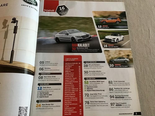 TEKNIKENS VÄRLD NR 16 2016 VOLVO XC60,VOLVO S90 T6 AWD,SEAT,MERCEDES AMG,BMW M2