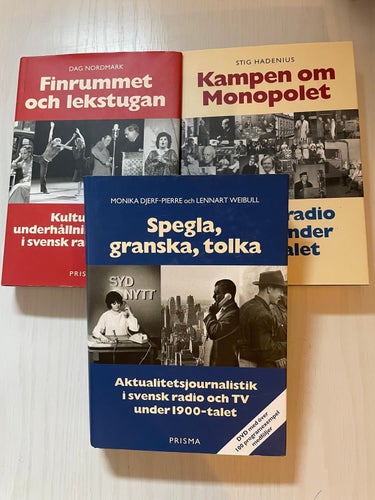 3x Radiohistoria - Kampen om Monopolet - Finrummet och lekstugan - Spegla,gransk