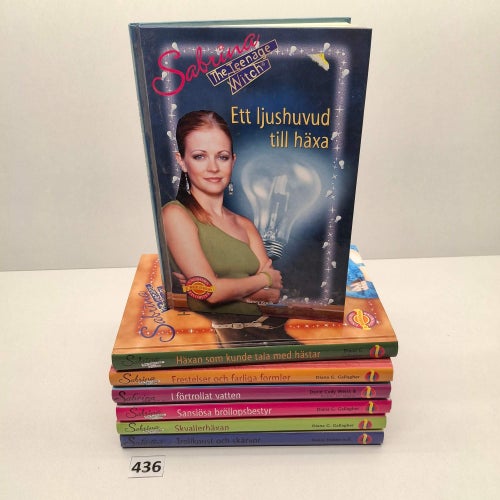 Sabrina the teenage witch x7 Bokpaket ungdomsböcker - Se bilder för titlar