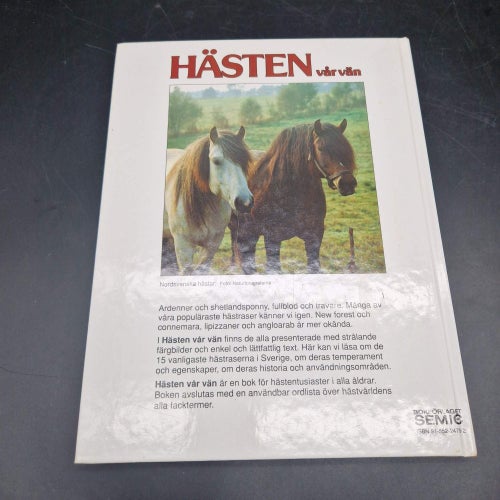 Hästen vår vän av Barbro Scherrer 1991 se alla bilder!!15 hästraser