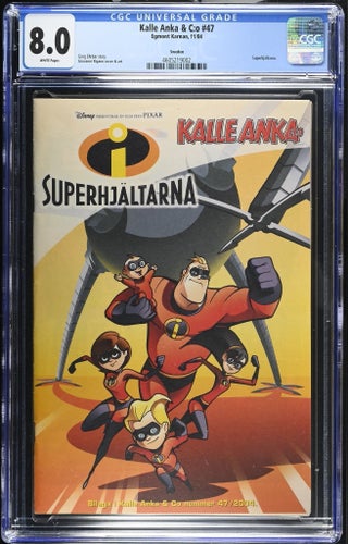 Sweden Kalle Anka & C:o, superhjältarna - Cgc 8