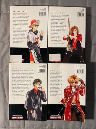 [Swe] Gravitation Vol. 1–3 + 9, Manga / BL / Romance