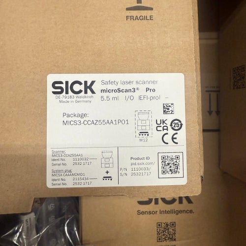 SICK microScan3 Pro sikkerhedslaserscanner