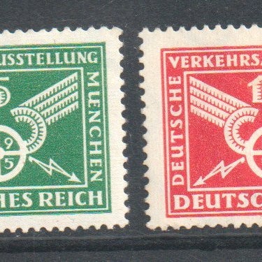 DEUTSCHES REICH - Mi-370-71 X - TRAFIKUTSÄLLNING(*)