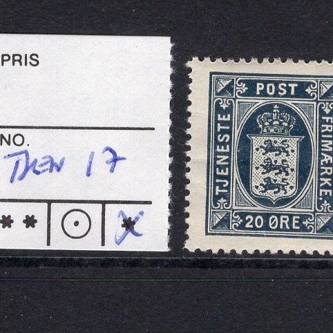Danmark tj. Afa 17 ust – afa 180 kr. (244)