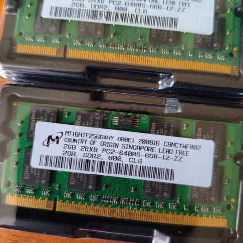 Äldre RAM-minnen och Intel CPU