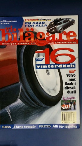 Vi Bilägare nr 13 2001: Rover 75 Tourer, Saab 9-5 3,0 TiD, Volvo S80 D5, Stilo