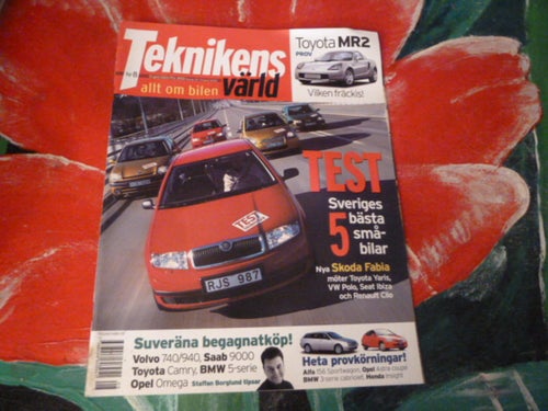 TEKNIKENS VÄRLD, 2000 NR 8, TIDNING