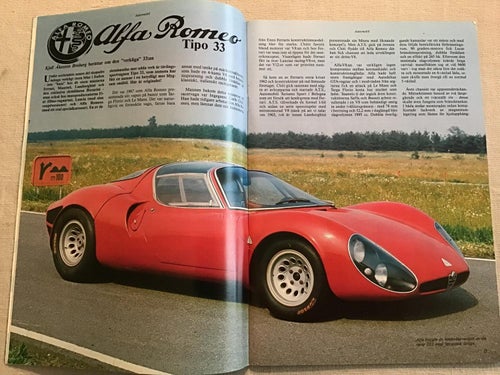 AUTOMOBIL NR 7 1984 PORSCHE 911,ALFA TIPO,MERCEDES 380 SEL,DE TOMASO PANTERA
