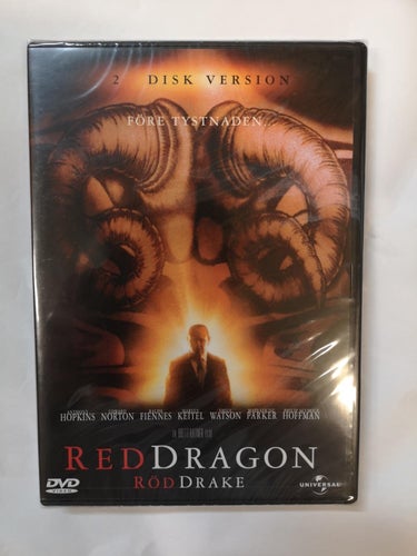 DVD Red Dragon Röd Drake Anthony Hopkins 2 disc INPLASTAD