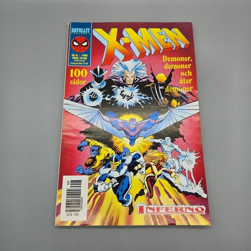 X-Men 1991 Nr 8 - Serietidning Marvel Satellit