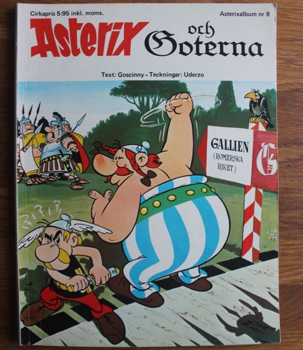 Asterix och goterna 1973 nr 9 1:a upplaga