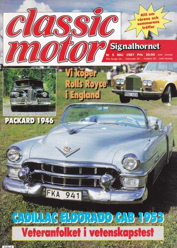 Classic 1987-5 Cadillac Eldorado 1953.Cleveland .RR.Packard