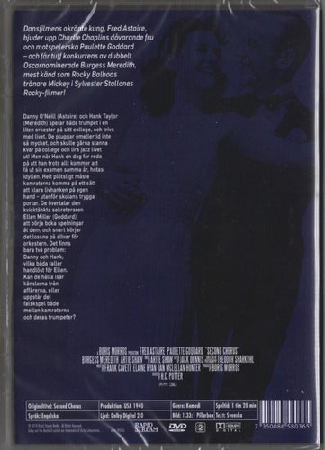 DANS EFTER NOTER (Fred Astaire - Paulette Goddard) - DVD (INPLASTAD)