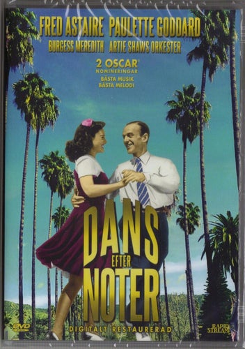 DANS EFTER NOTER (Fred Astaire - Paulette Goddard) - DVD (INPLASTAD)