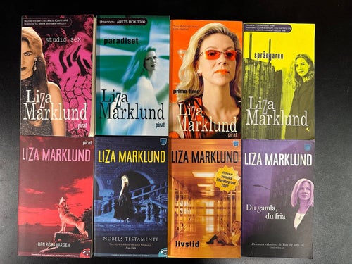 8 böcker av Liza Marklund - Bokpaket