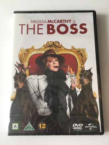 The boss (Melissa McCarthy, 2016). Inplastad DVD