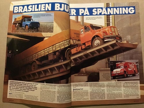 TRAILER NR 10 1995 CAFÉ UDDEN I SUNDSVALL,GASOL PÅ VÄG,FINSK SISU I LIMA,SCANIA