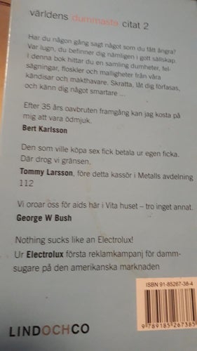 Världens dummaste citat 2 !
