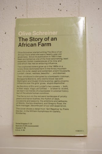 The Story of an African Farm - Olive Schreiner