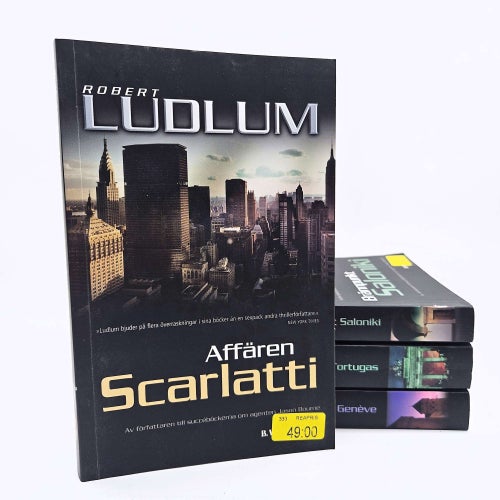 Robert Ludlum - bokpaket med 4 böcker