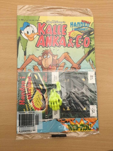 KALLE ANKA Nr 44 1999 - Inplastad - Handen i skrinet