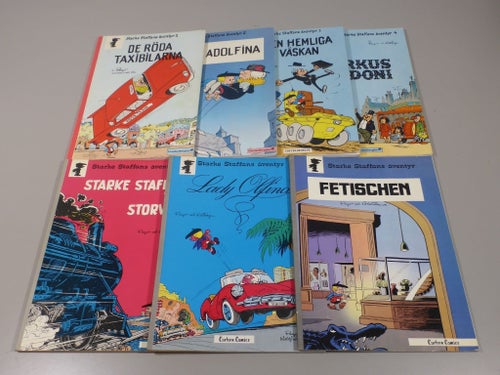 Starke Staffans äventyr # 1-7 komplett utgåva 1975-80
