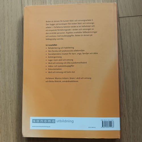 Vård- och omsorgsarbete 2 – Monica Imborn & Britta Åsbrink Komvux USK