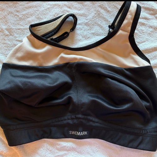 SWEMARK svart sport-bh, stl 90G