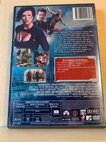 Aeon Flux The movie, Dvd