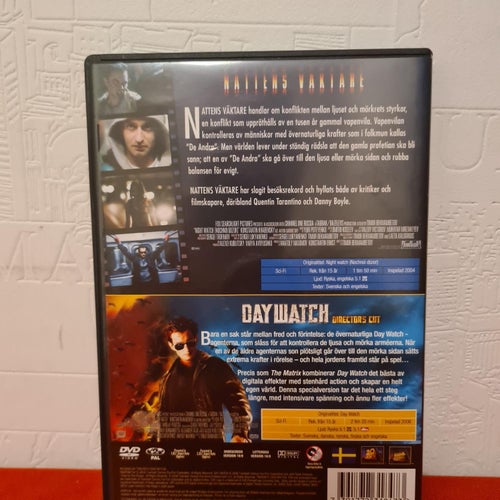 DVD - Nattensväktare + Day Watch - Mycket Fint Skick