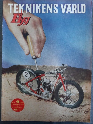 Teknikens Värld nr 9 1949: Teknik, flyg, motor, båt, hobby
