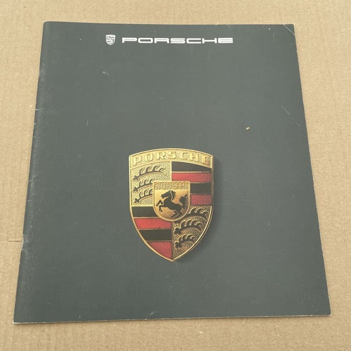 Försäljningsbroschyr PORSCHE