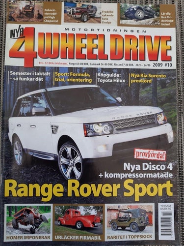 4 Wheel Drive 10 2009: Land Rover Discovery 4, Range Rover Sport SC, Dodge Ram