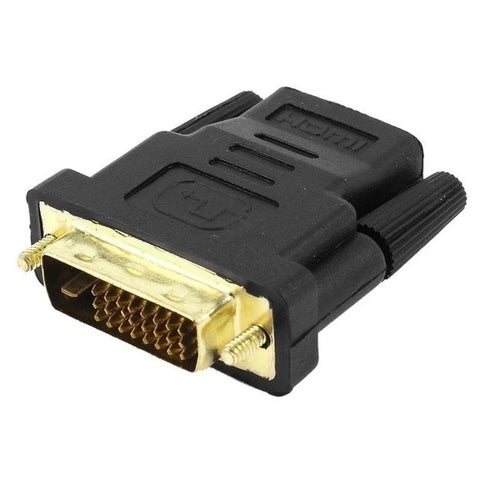 DVI Male to HDMI Female Adapter Converter Connector Head Gold Plated Connector