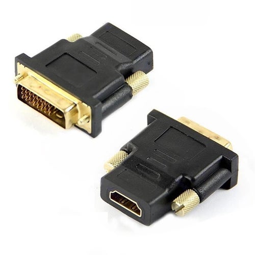 DVI Male to HDMI Female Adapter Converter Connector Head Gold Plated Connector
