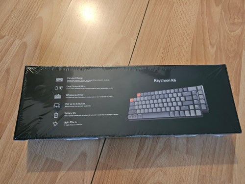 Keychron K6 trådlöst tangentbord RGB *oöppnad*