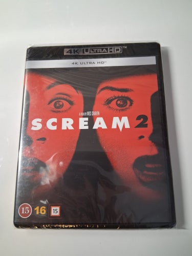 Scream 2. 4K Ultra HD. Inplastad Blu-ray