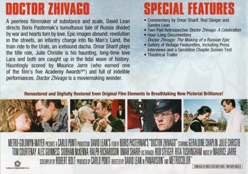 Doctor Zhivago, Premium Collection, Blu-ray+DVD+Digital Download