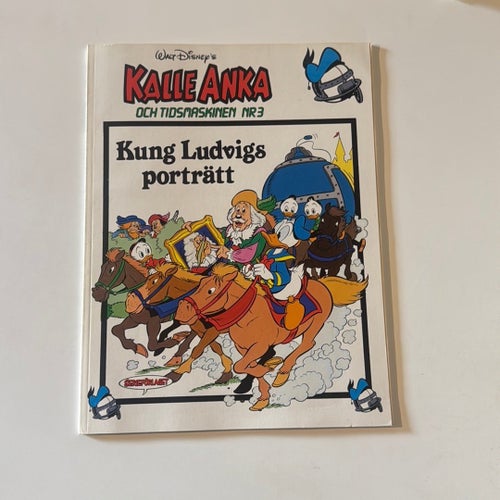Kalle Anka Och Tidsmaskinen Nr3 Kung Ludvigs Porträtt