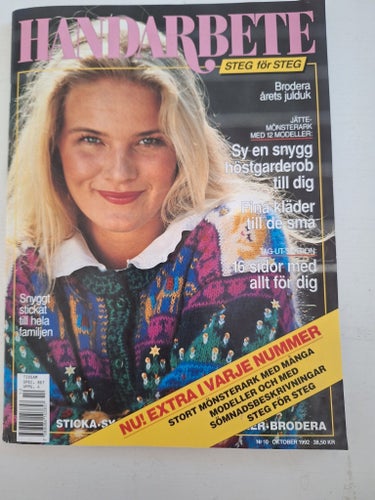 Tidning: Handarbete Steg för Steg, Nr 10, Oktober 1992