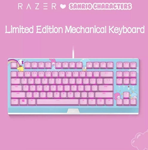 Razer BlackWidow X Tenkeyless Sanrio Characters tangentbord