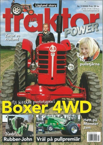 TRAKTOR POWER NR 7/2008 -BOXER 4WD ...