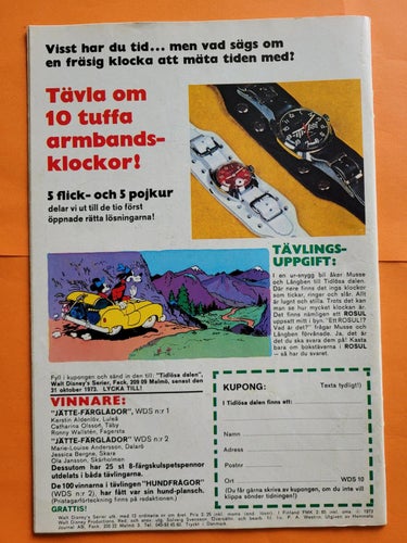 Walt Disneys serier nr 10 från 1973 - Farbror Joakim och den gåtfulla krukan