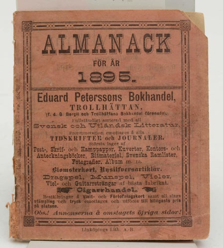 Almanack för året efter frälsarens Christi födelse 1895 : till Göteborgs horison