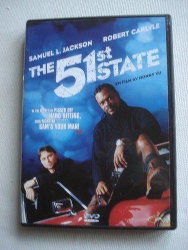 DVD The 51st State med bl.a Samuel L. Jackson och Robert Carlyle.