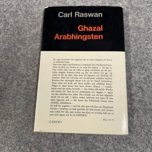 Carl Raswan - Ghazal Arabhingsten