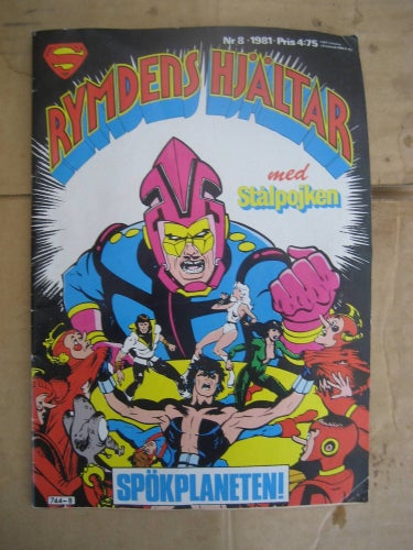 Rymdens Hjältar med Stålpojken Nr:8-1981